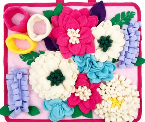 Pink Flower Snuffle Mat