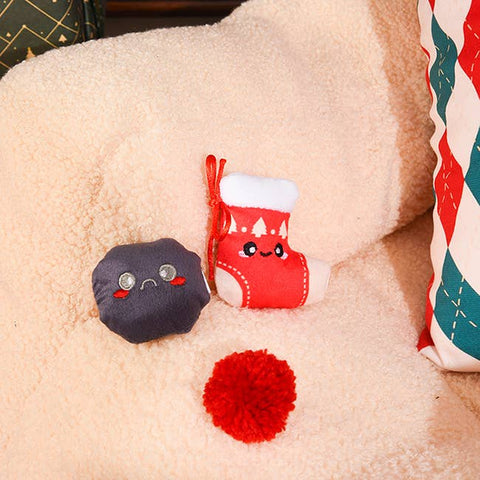 HugSmart Pet - Holiday Feline  | Lump of Coal - Cat Toy