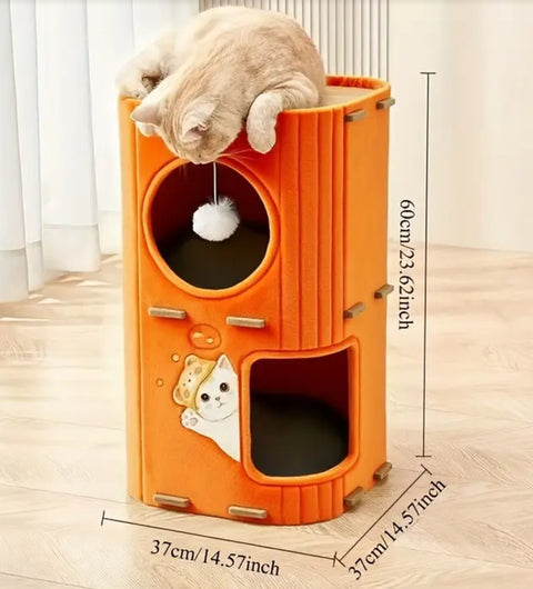 Felt Cat Tower