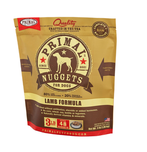 Primal Dog Raw Nuggets 3 lb