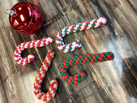 Candy Cane Chew Toy