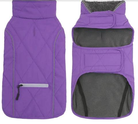 Warm Purple Winter Coat