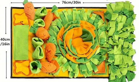 Carrot Garden Snuffle Mat