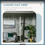 Tall cloud cat tower