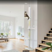 Tall cloud cat tower