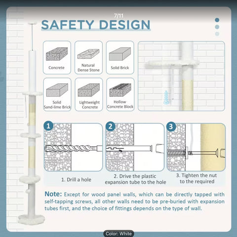 Tall cloud cat tower