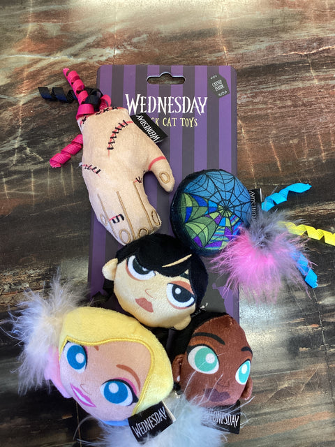 Wednesday Cat toys