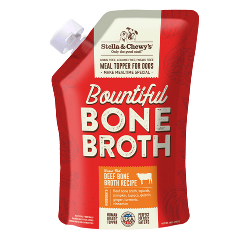 Stella&Chewys Dog Bountiful Bone Broth Grass Fed Beef 16 oz