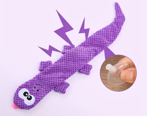 Plush Lizard Dog Toy