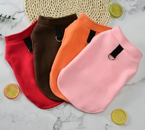 Fleece Dog Vest