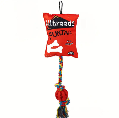 Chip Bag Rope Toy