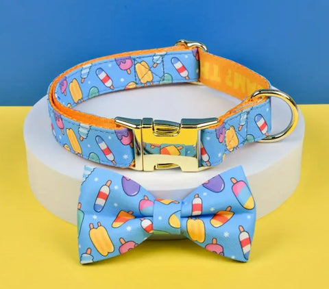 Printed Collar W Metal Buckle