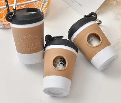 Coffee Cup Poop Bag Holder