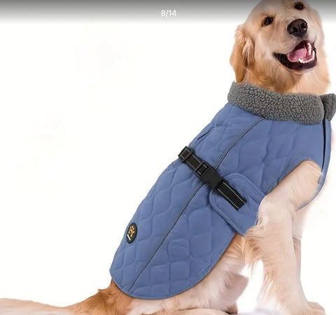 Fleece Lined Dog Coat