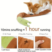 Interactive Snail Dog Toy - Slow Feeder for Snuffle and Play