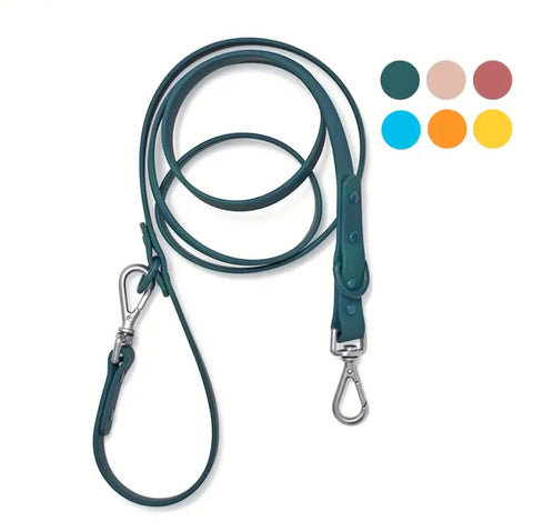 Waterproof Dog Leash - 6ft Adjustable Pet Lead Rope with Strong Grip Handle
