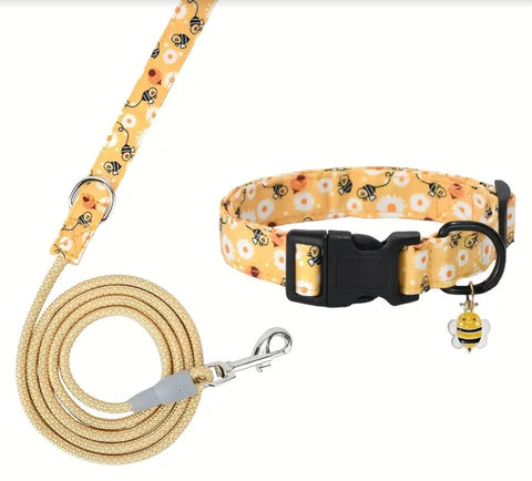 Bee Print Collar