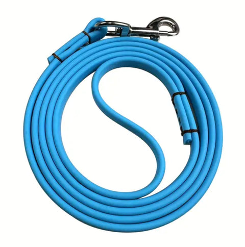 Teal Biothane Leash 5ft