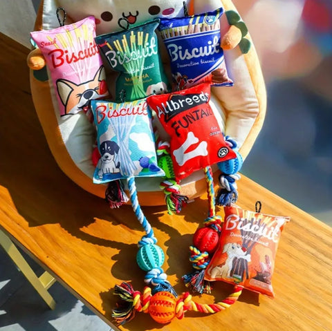Chip Bag Rope Toy