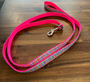 Dawg Tired Ribbon on Nylon 3/4” Leash