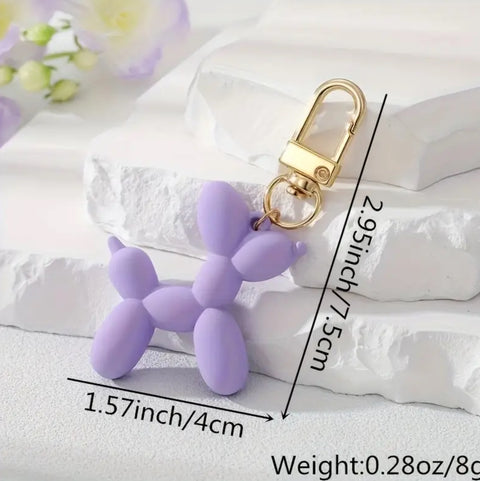 Balloon Dog Key Chain