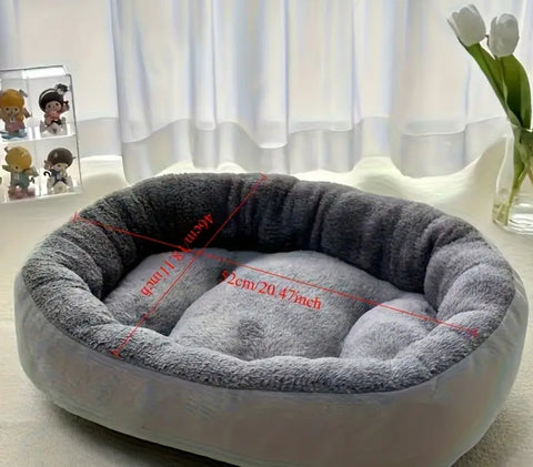 Oval Fluffy Bed