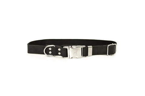 Modern Style Soft Leather Quick-Release Euro-Dog Collar