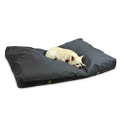Waterproof Rectangle Dog Bed: Large / Black
