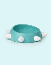 Boss Large  - Acquamare tilted bowl with white studs