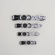 Dog Collar - Dalmatian, Padded, Quick Release