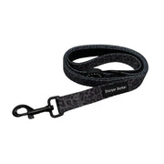 Dog Leash with Comfort Padded Handle - Black Leopard