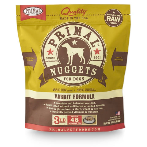 Primal Dog Raw Nuggets 3 lb