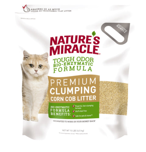 Nature’s Miracle Premium Clumping Corn Litter 10 lb