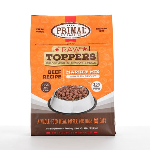 Primal Raw Toppers Dog and Cat 5lb