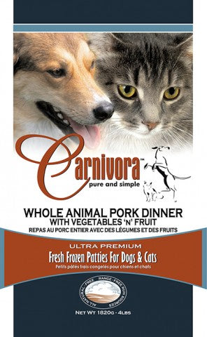 Carnivora Whole Animal Dinner with Vegetables and Fruit Sleeve’s